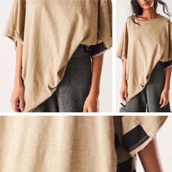 Free People, GENIUS TEE, SMALL, VERY OVERSIZED FIT! Last One! Brand NEW! - Picture 7 of 13